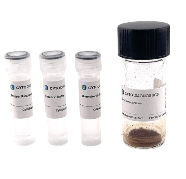 60nm NHS-Activated Silver Nanoparticle Conjugation Kit (MIDI Scale-Up Kit)